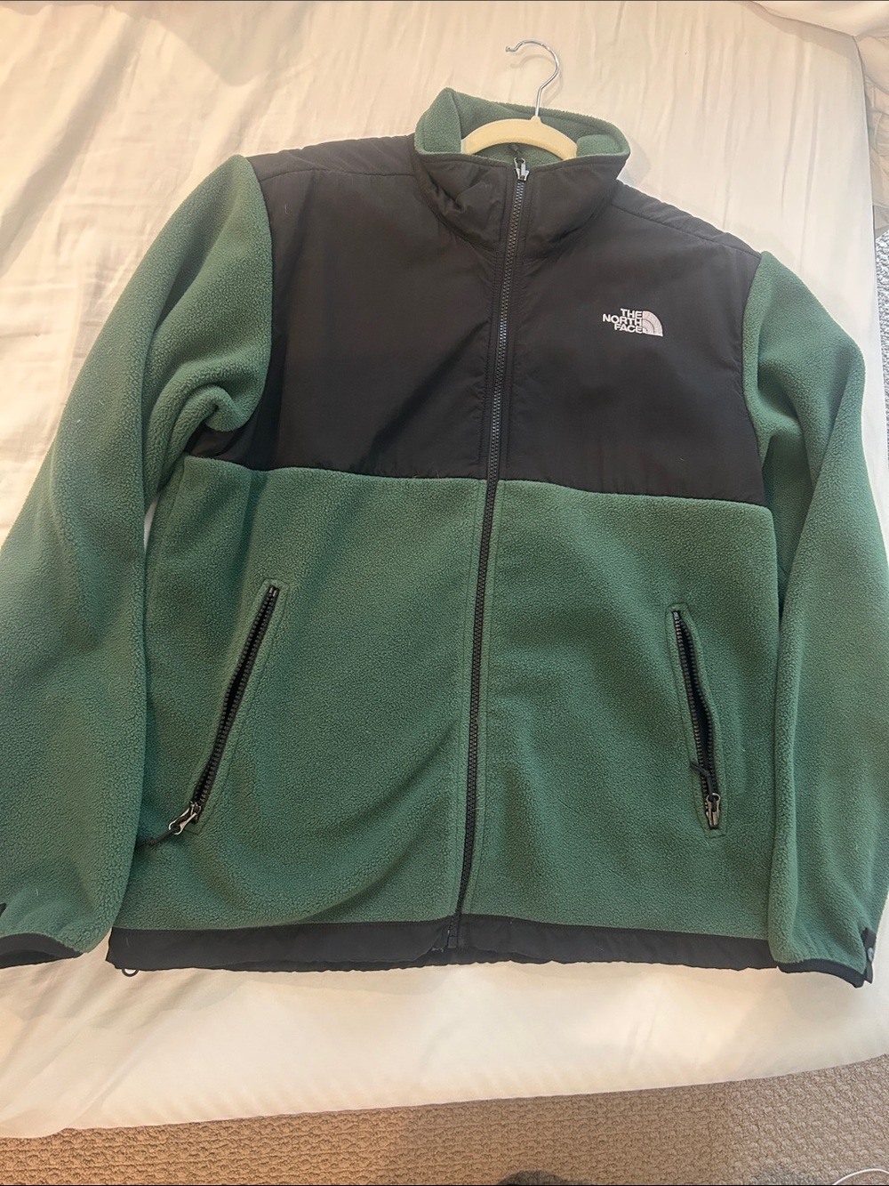 The North Face Green and Black Men’s Lightweight Fleece Jacket